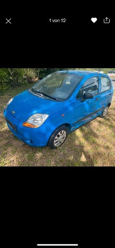 Blau Gebraucht 2006 Chevrolet Matiz Kleinwagen | 750 € - Bild 1/4