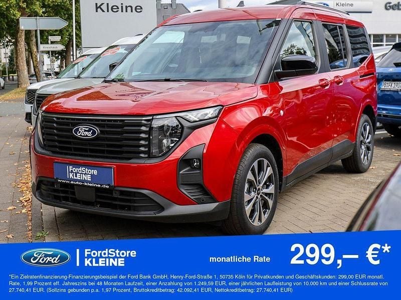 Rot Neu 2026 Ford Tourneo Courier Titanium Van / Kleinbus | 28.990 € (Fairer Preis) - Bild 1/4