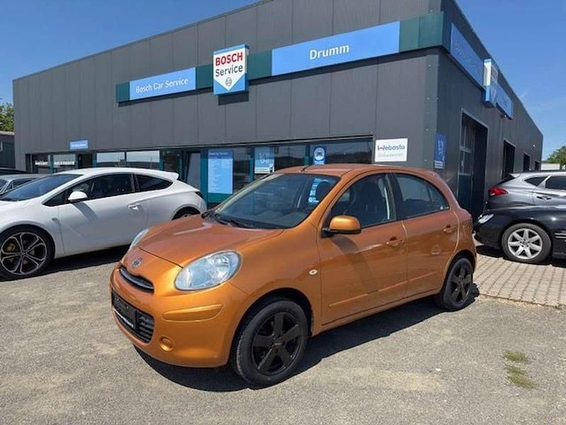 Orange Gebraucht 2011 Nissan Micra Acenta Kleinwagen | 4.990 € (Etwas zu teuer) - Bild 1/4