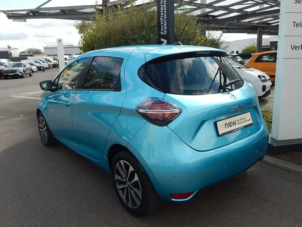 Gebraucht Renault Zoe Intens 100 kW (136 PS) 2021 Aquamarinblau Kleinwagen