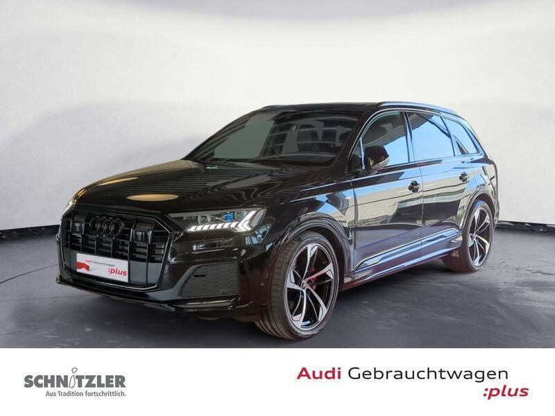 Mythosschwarz metallic Gebraucht 2023 Audi Q7 S-Line SUV | 75.980 € (Fairer Preis) - Bild 1/4