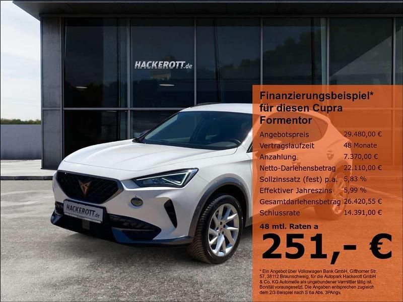 Weiss Gebraucht 2024 Cupra Formentor Basis SUV | 29.480 € (Guter Preis) - Bild 1/4