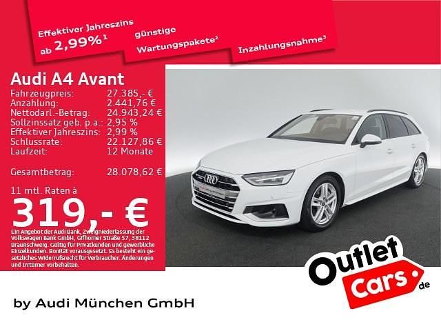 Ibisweiß Gebraucht 2022 Audi A4 Advanced Kombi | 27.385 € (Fairer Preis) - Bild 1/1