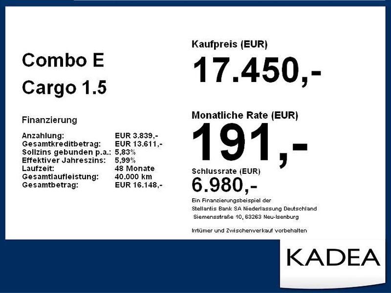 Gebraucht Opel Combo 131 PS (96 kW) 2021 Grau Van / Kleinbus