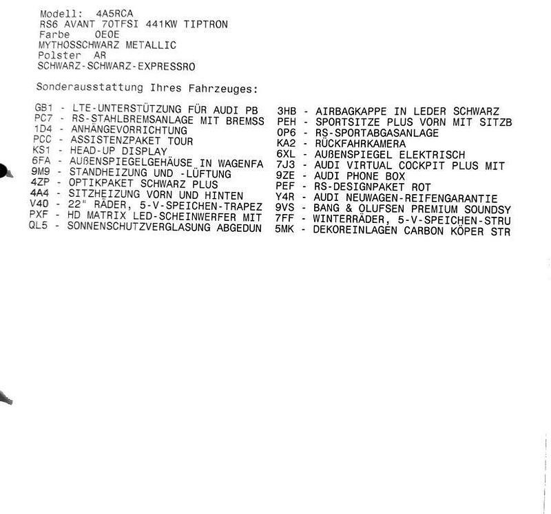 Gebraucht Audi RS6 Ambiente 600 PS (441 kW) 2024 Schwarz Kombi