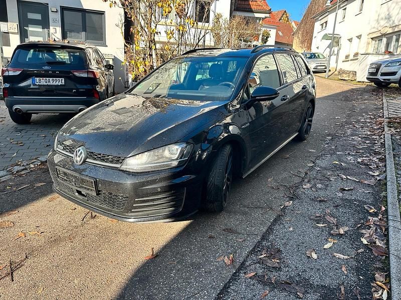 Schwarz Gebraucht 2016 VW Golf VII GTD Kombi | 11.000 € (Superpreis) - Bild 1/4