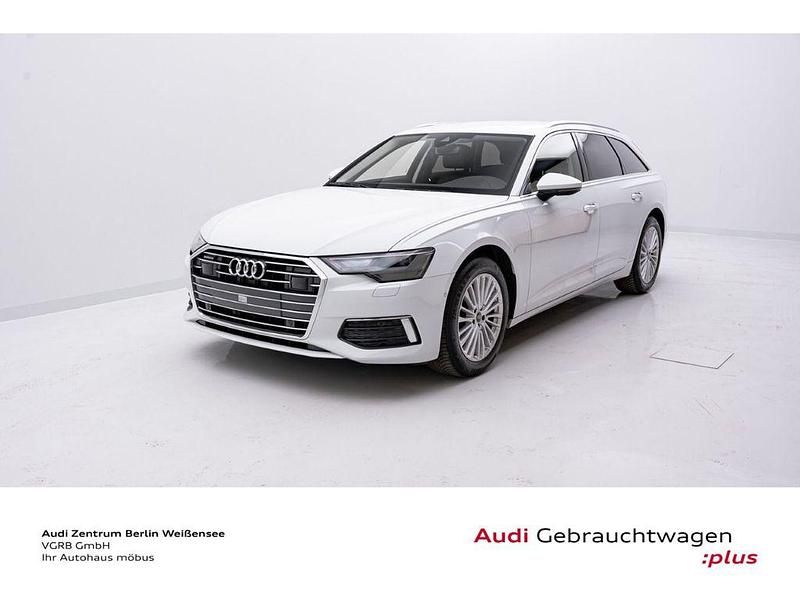 Gebraucht Audi A6 Design 204 PS (150 kW) 2023 Gletscherweiß metallic Kombi