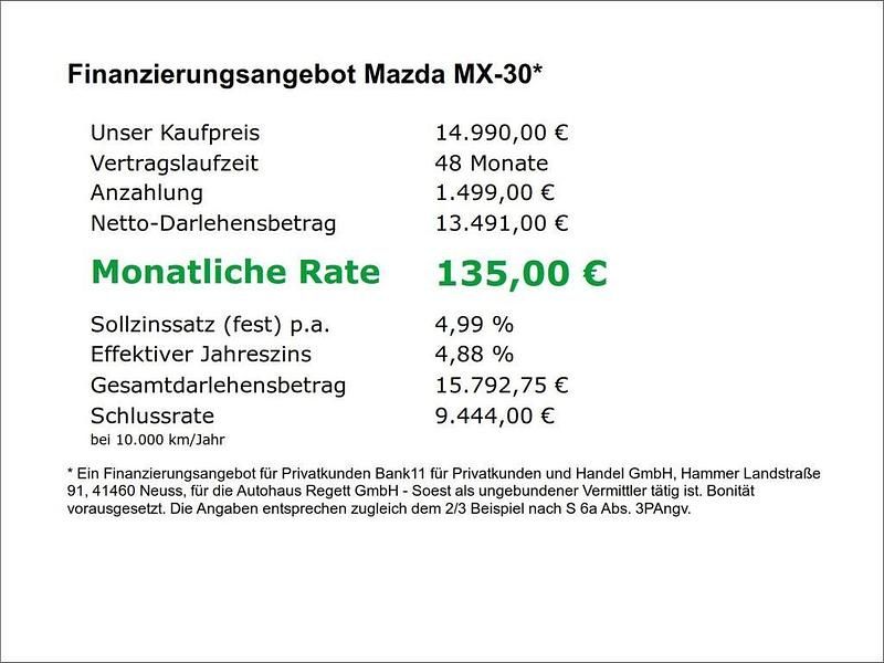 Gebraucht Mazda MX30 Edition 106 kW (145 PS) 2020 Weiss SUV