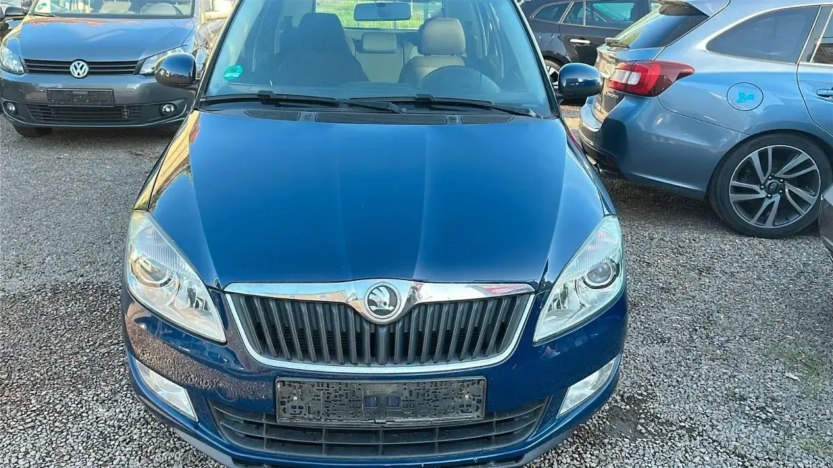 Gebraucht Skoda Roomster Plus Edition 105 PS (77 kW) 2013 Blau Van / Kleinbus