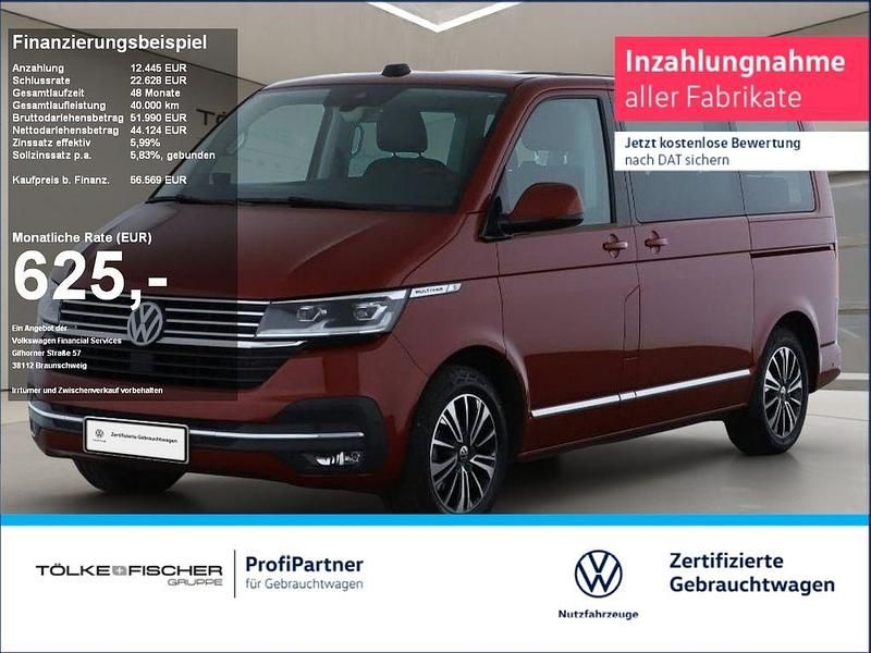 Rot Gebraucht 2022 VW T6.1 Highline Van | 56.569 € (Fairer Preis) - Bild 1/4