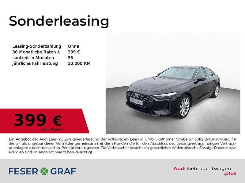 Mythosschwarz metallic Gebraucht 2025 Audi A5 Business Coupé | 44.890 € (Fairer Preis) - Bild 1/4