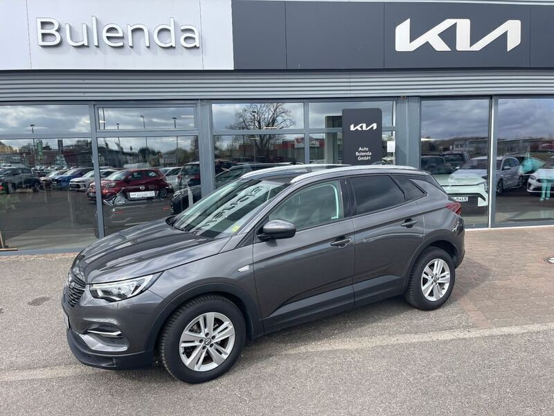 Mondstein grau/e:vulkan grau Gebraucht 2018 Opel Grandland X SUV | 15.970 € (Teuer) - Bild 1/4