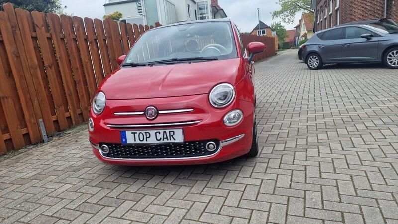 Rot Gebraucht 2017 Fiat 500 Lounge Kleinwagen | 8.500 € (Guter Preis) - Bild 1/4