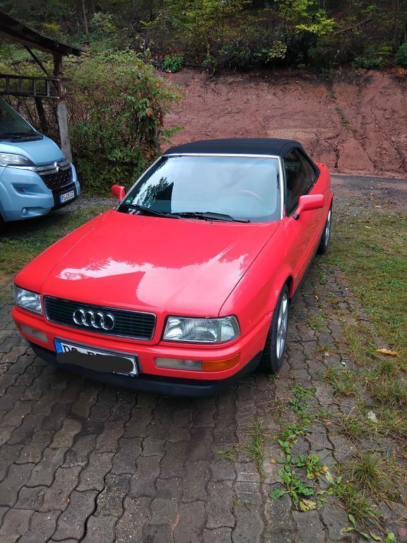 Rot Gebraucht 1993 Audi Cabriolet Sport Cabrio | 10.400 € - Bild 1/4