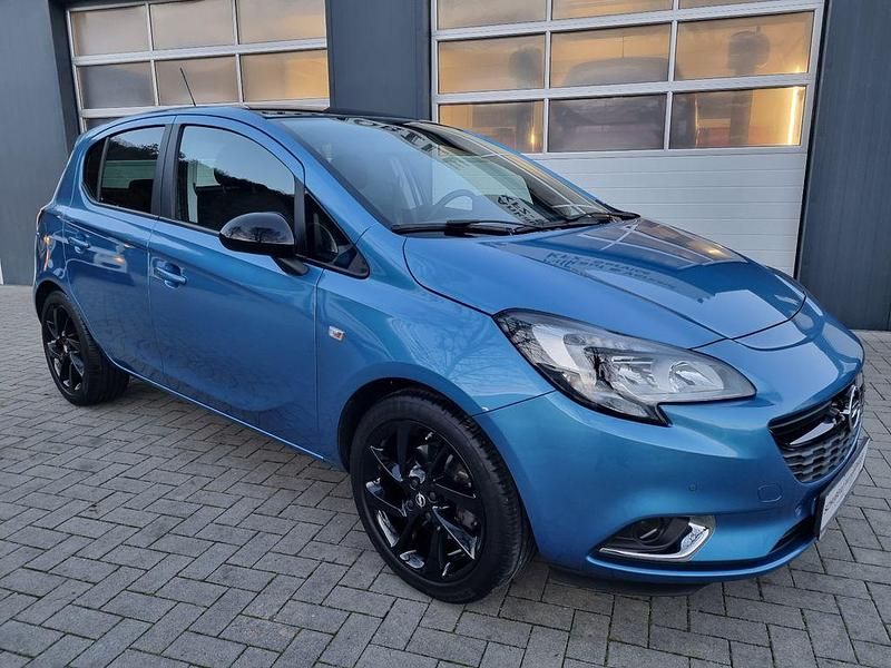 Blau Gebraucht 2018 Opel Corsa Color Edition Limousine | 10.490 € (Fairer Preis) - Bild 1/4