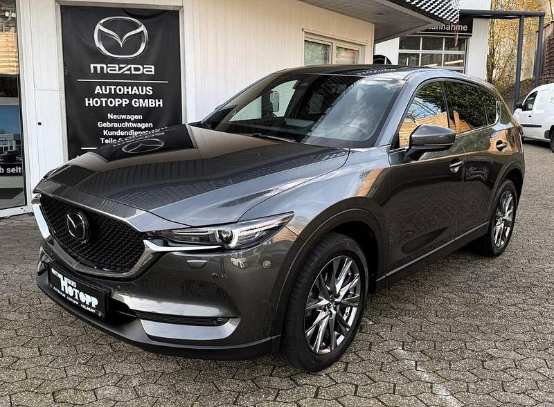 Matrixgrau metallic Gebraucht 2021 Mazda CX-5 Sports-Line SUV | 26.995 € (Fairer Preis) - Bild 1/4