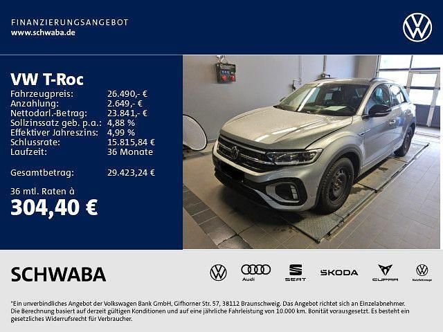 Gebraucht VW T-Roc R-line 150 PS (110 kW) 2023 Pyrit silber metallic SUV