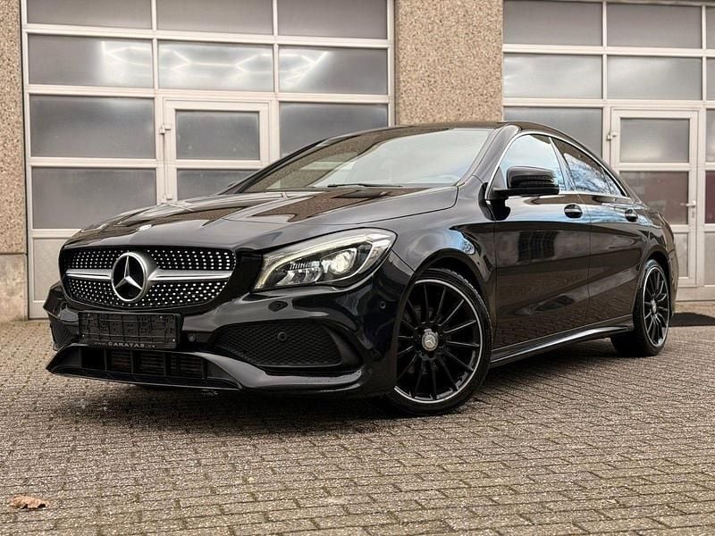 Schwarz Gebraucht 2016 Mercedes CLA200 AMG line Coupé | 16.950 € (Fairer Preis) - Bild 1/4