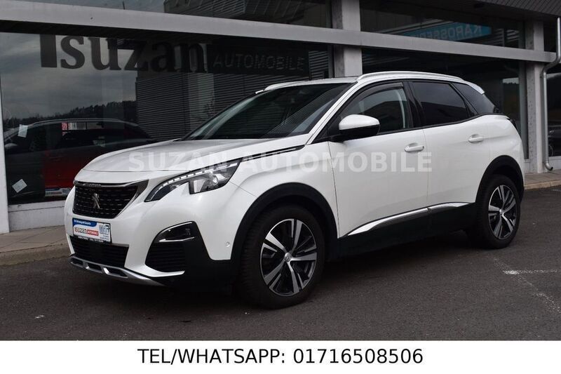 Lack weiss perlglänzend/metall Gebraucht 2018 Peugeot 3008 Allure SUV | 19.999 € (Fairer Preis) - Bild 1/4