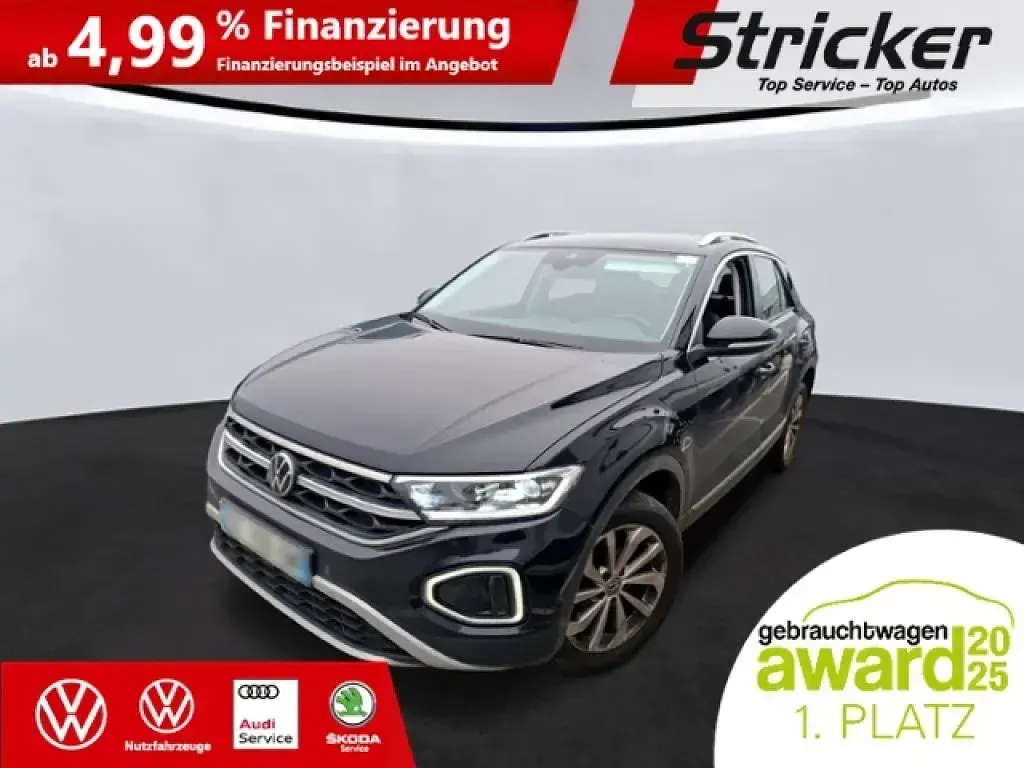 Gebraucht VW T-Roc Style 150 PS (110 kW) 2023 Deep black perleffekt (metallic) SUV