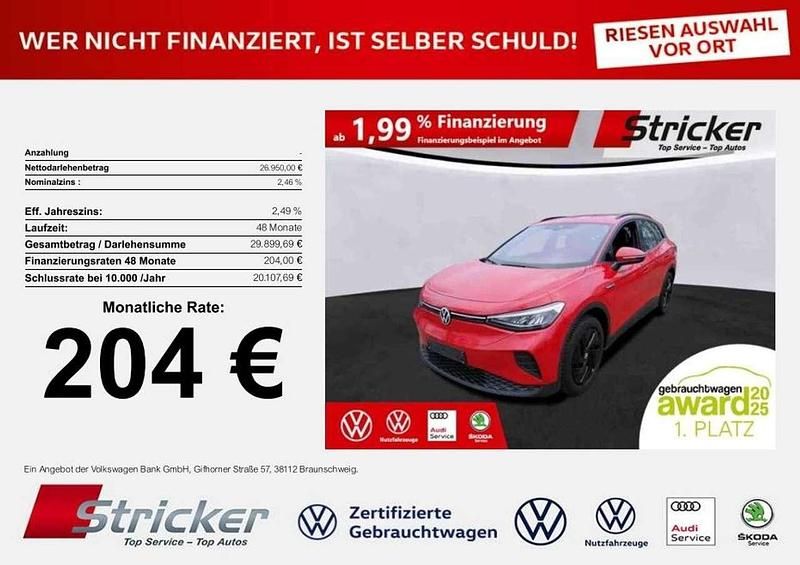 Tornadorot Gebraucht 2022 VW ID.4 Pro Performance SUV | 26.949 € (Superpreis) - Bild 1/3