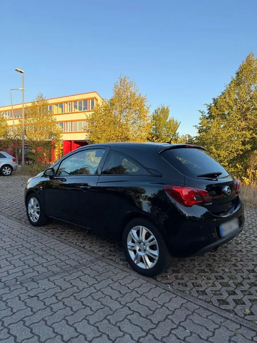 Gebraucht Opel Corsa Edition 101 PS (74 kW) 2017 Schwarz Kleinwagen