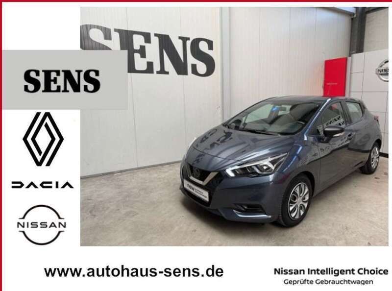 Grau Gebraucht 2020 Nissan Micra Visia+ Kleinwagen | 11.950 € (Etwas zu teuer) - Bild 1/4