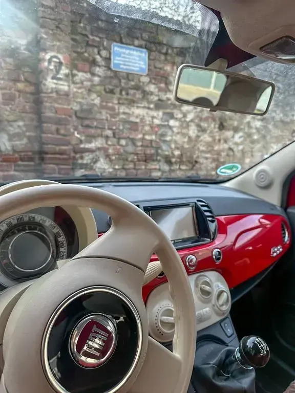 Używany Fiat 500 69 KM (50 kW) 2007 Czerwony Sedan/Limuzyna