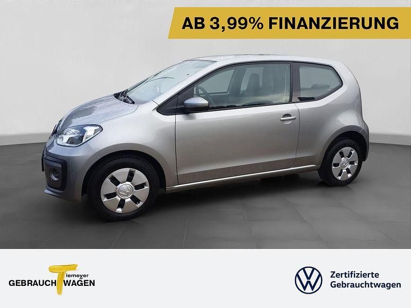 Silber Gebraucht 2022 VW up! move up! Kleinwagen | 10.840 € (Fairer Preis) - Bild 1/4