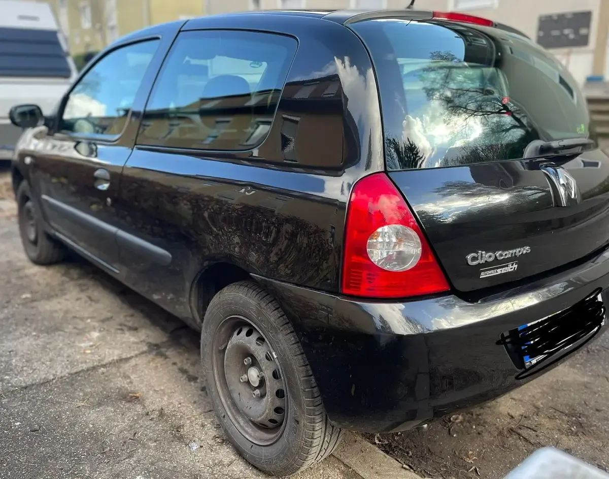 Gebraucht Renault Clio Campus 75 PS (55 kW) 2008 Schwarz Kleinwagen