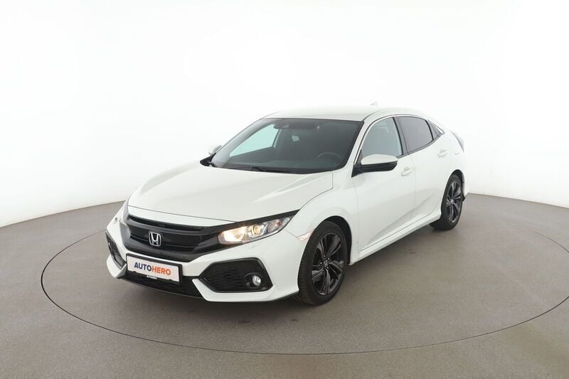 Weiß Gebraucht 2018 Honda Civic Elegance Limousine | 15.590 € (Fairer Preis) - Bild 1/4
