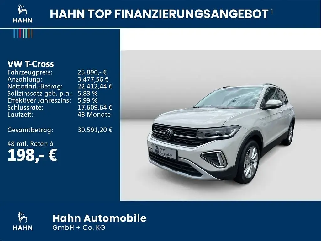 Neu VW T-Cross Life 150 PS (110 kW) 2026 Rauchgrau metallic SUV