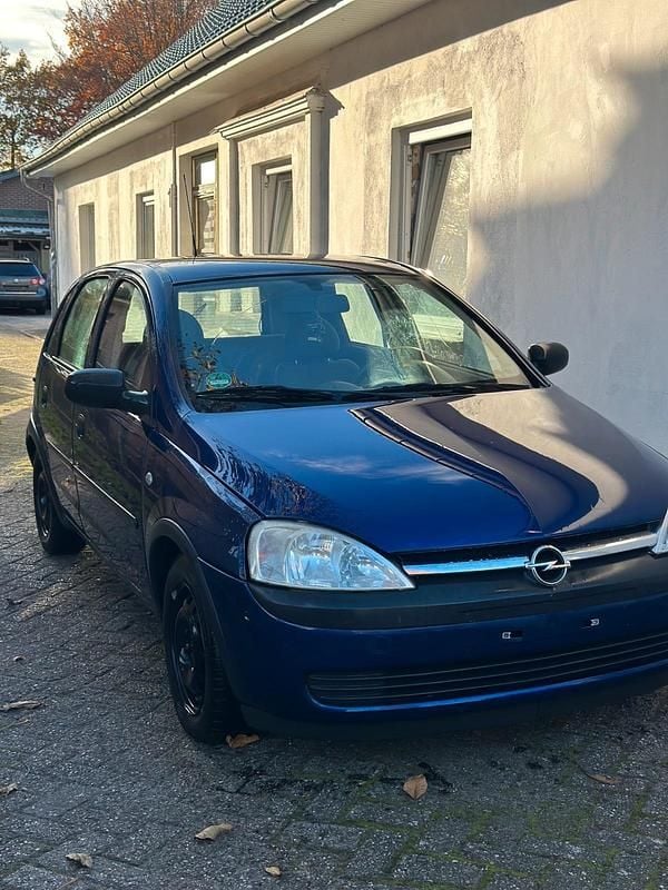 Blau Gebraucht 2003 Opel Corsa Kleinwagen | 350 € (Superpreis) - Bild 1/4
