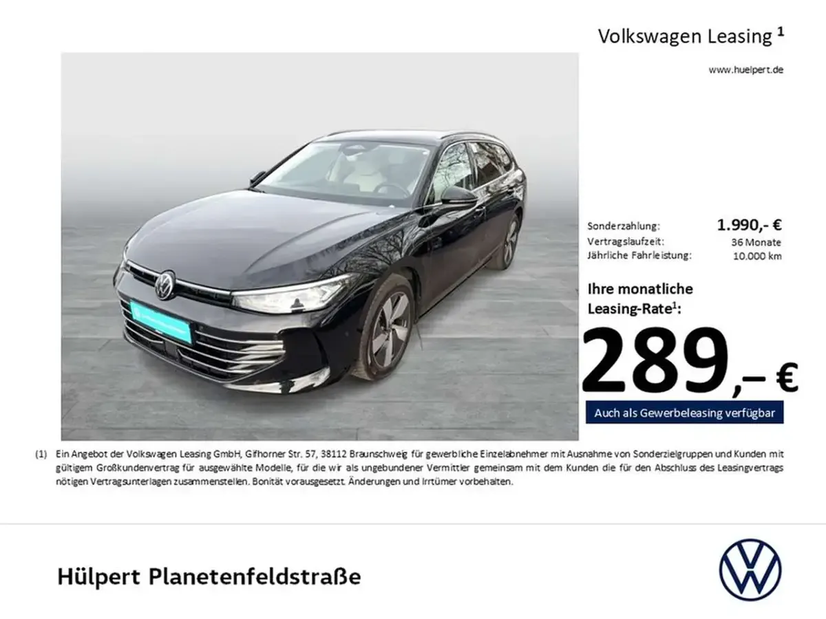 Second-hand VW Passat Elegance 272 CP (200 kW) 2025 Negru Break