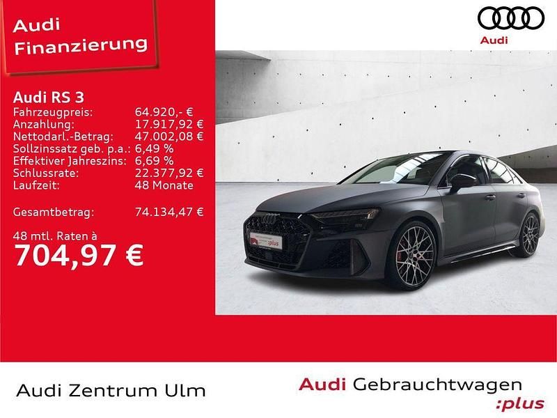 Polarmatteffekt audi exclusive Gebraucht 2024 Audi RS3 Ambiente Kleinwagen | 64.920 € (Fairer Preis) - Bild 1/4