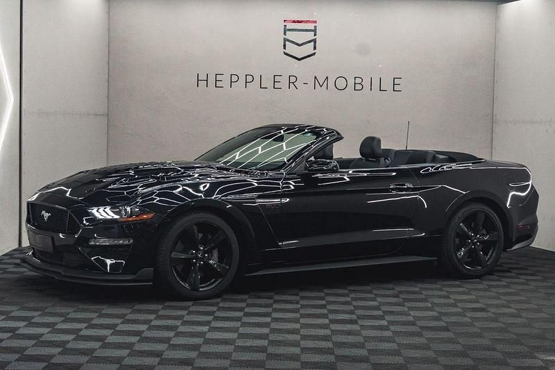 Schwarz uni Gebraucht 2021 Ford Mustang GT Cabrio | 37.700 € (Fairer Preis) - Bild 1/4