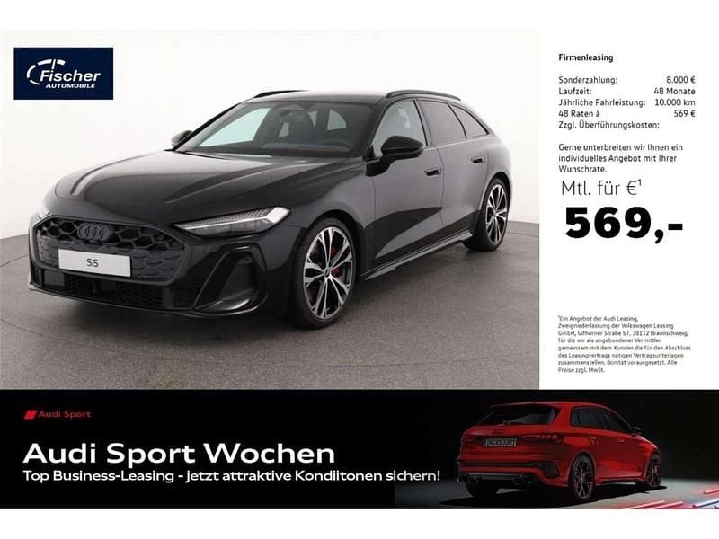 Mythosschwarz metallic Neu 2025 Audi S5 Kombi | 79.980 € (Superpreis) - Bild 1/4