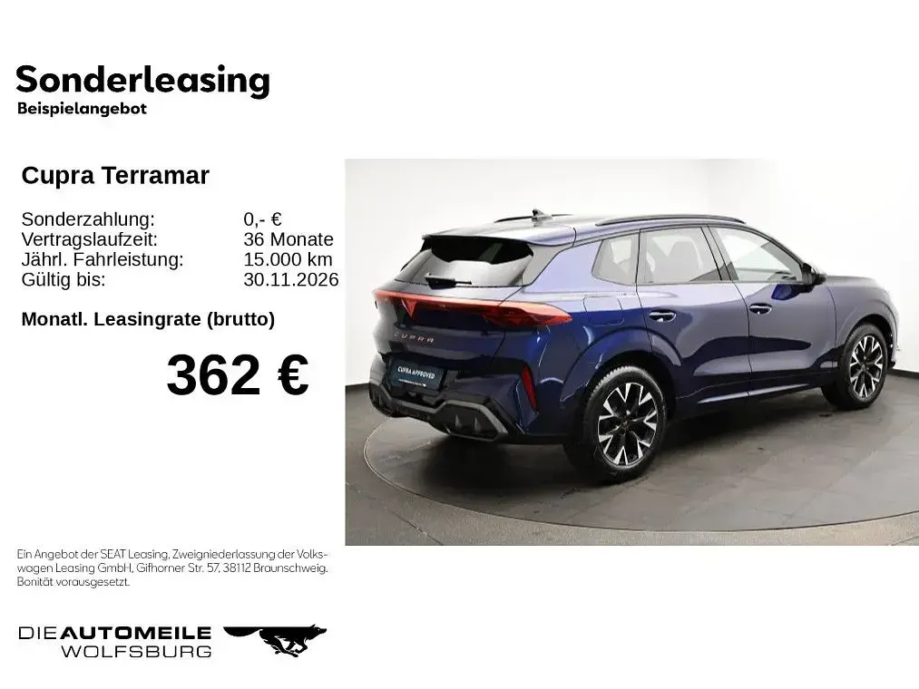 Gebraucht Cupra Terramar 150 PS (110 kW) 2025 Kosmosblau SUV