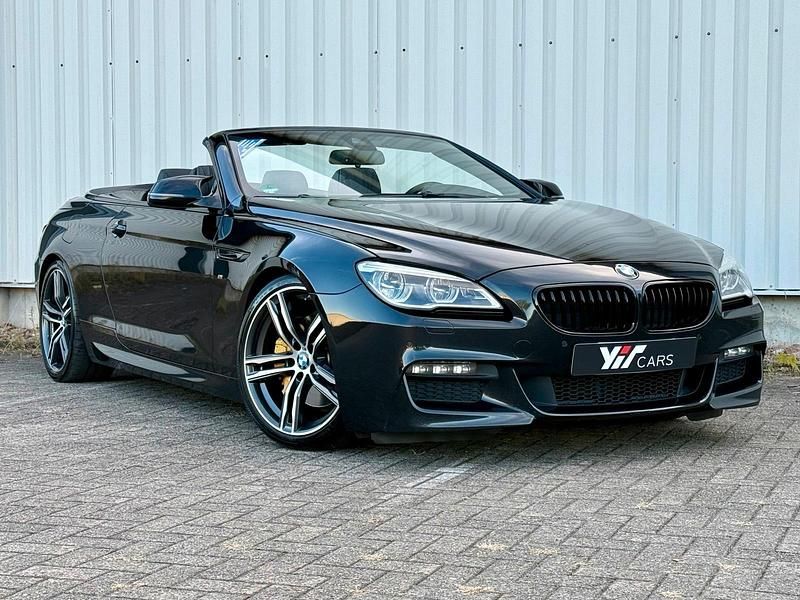 Schwarz Gebraucht 2017 BMW 640 Cabriolet M Sport Cabrio | 34.980 € - Bild 1/4
