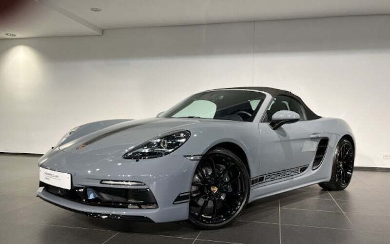 Grau Gebraucht 2024 Porsche 718 Boxster Cabrio | 87.900 € - Bild 1/4