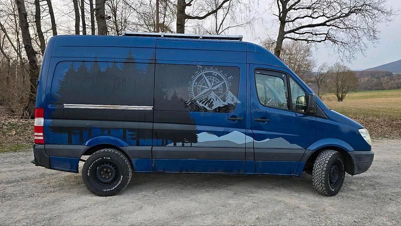 Gebraucht Mercedes Sprinter 130 PS (95 kW) 2008 Blau Van