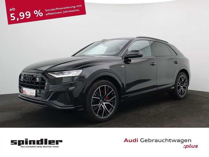 Mythosschwarz metallic Gebraucht 2022 Audi Q8 S-Line SUV | 57.980 € (Guter Preis) - Bild 1/4