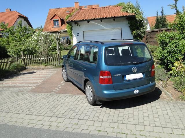Gebraucht VW Touran Trendline 105 PS (77 kW) 2004 Grün metallic Van / Kleinbus
