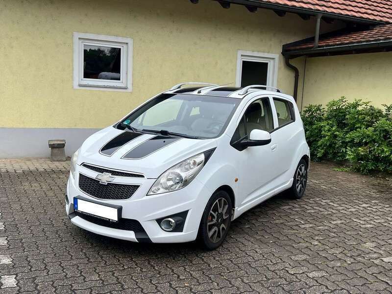 Weiß Gebraucht 2011 Chevrolet Spark LS Kleinwagen | 850 € (Superpreis) - Bild 1/4