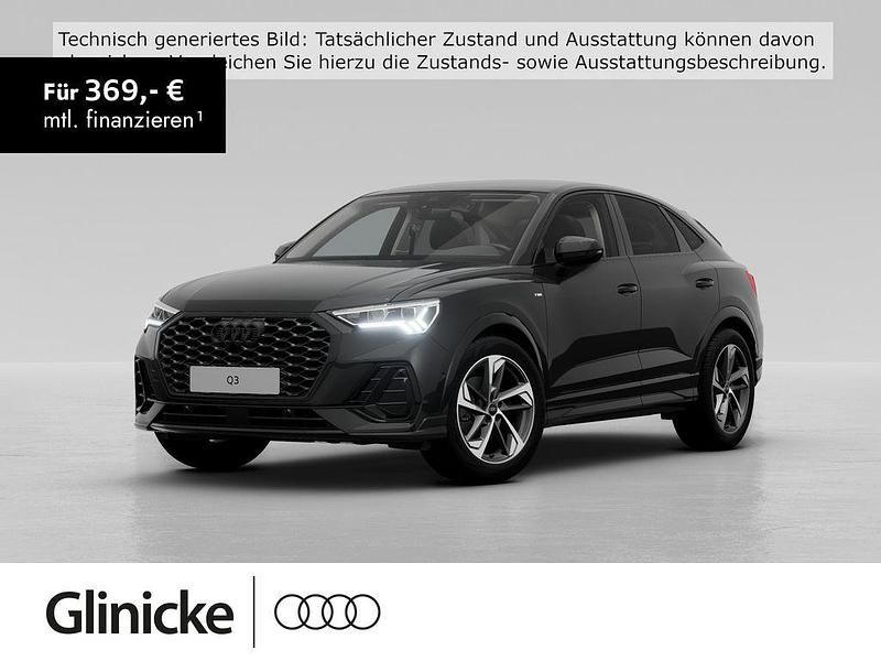 Schwarz Gebraucht 2025 Audi Q3 Sportback S-Line SUV | 46.460 € (Teuer) - Bild 1/3