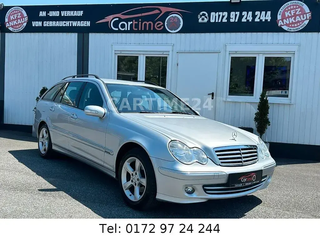 Gebraucht Mercedes C200 Elegance 122 PS (89 kW) 2006 Iridiumsilber Kombi