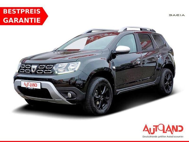 Perlmuttschwarzmet. (metallic) Gebraucht 2018 Dacia Duster SUV | 14.990 € (Teuer) - Bild 1/4