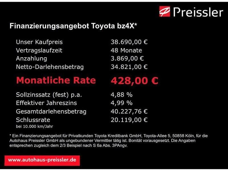 Neu Toyota bZ4X 164 kW (224 PS) 2026 Grau SUV