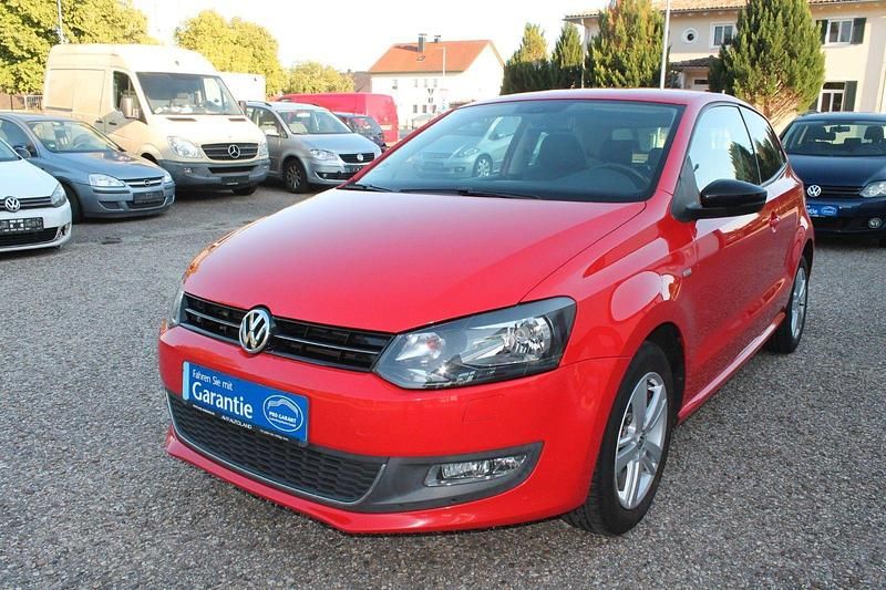 Rot Gebraucht 2012 VW Polo Match Kleinwagen | 3.999 € (Superpreis) - Bild 1/4
