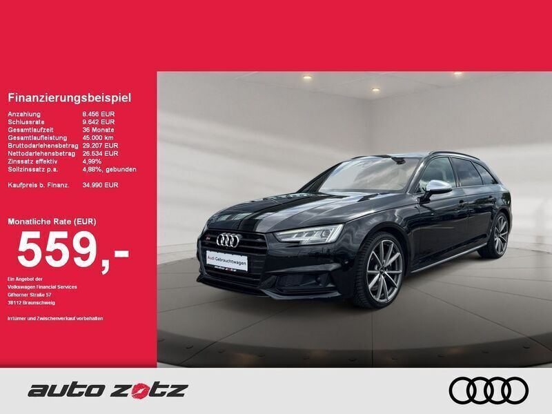 Mythosschwarz metallic Gebraucht 2017 Audi S4 Ambiente Kombi | 37.990 € (Teuer) - Bild 1/4